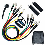 11Pcs Yoga Fitness Resistance Bands
