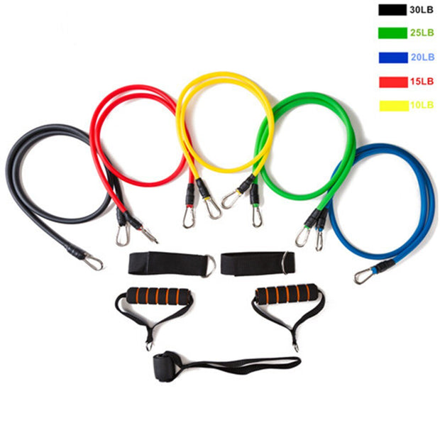 11Pcs Yoga Fitness Band
