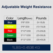 11Pcs Yoga Fitness Resistance Bands
